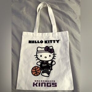 Sacramento Kings Hello Kitty tote bag